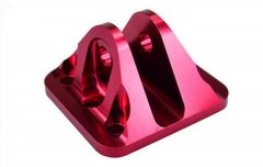 Aluminum steel CNC Machining Service Parts Milling Machined Anodized Red,Aluminum Parts Rapid Prototype