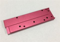 Custom High Precision CNC Turning Milling Processing Red Anodized Aluminum Parts
