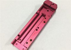 Anodized Aluminum Red Camera Fitting Part,Sandblasting Phone Case Fitting