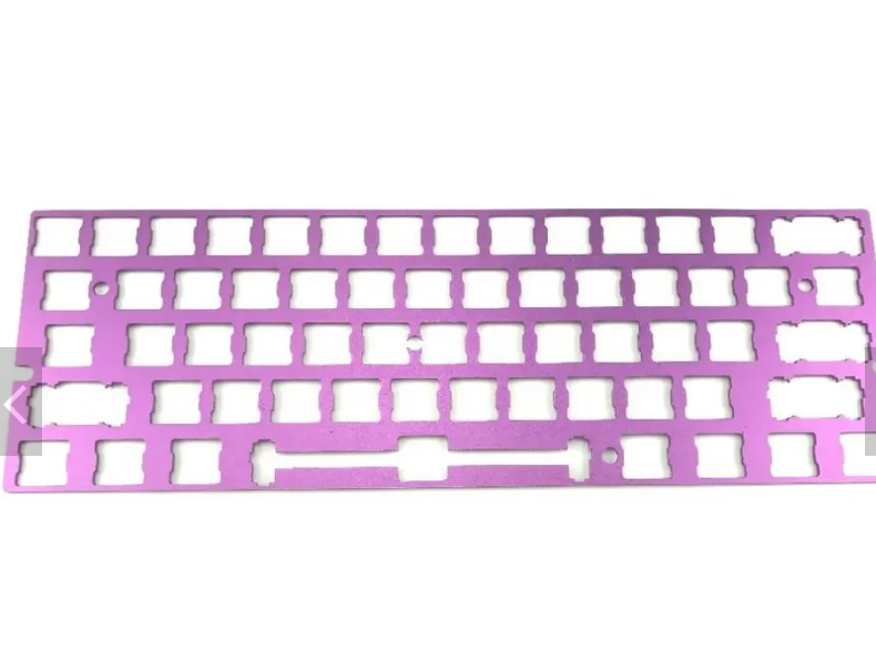 Aluminum Brass Copper POM Polycarbonate Carbon Fiber Machined Custom Design Keyboard Mounting Plate